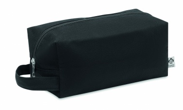Logo trade business gifts image of: Canvas cosmetic bag 220 gr/m²