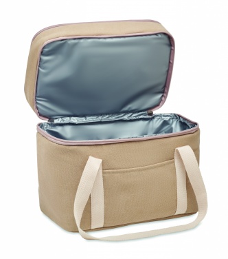 Logotrade promotional gift image of: Cooler bag canvas 320 gr/m²