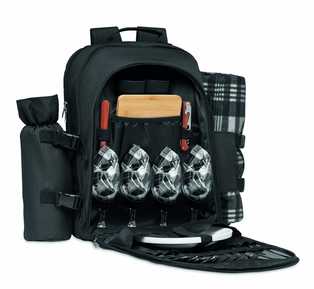 Logo trade promotional giveaway photo of: 4 person Picnic backpack