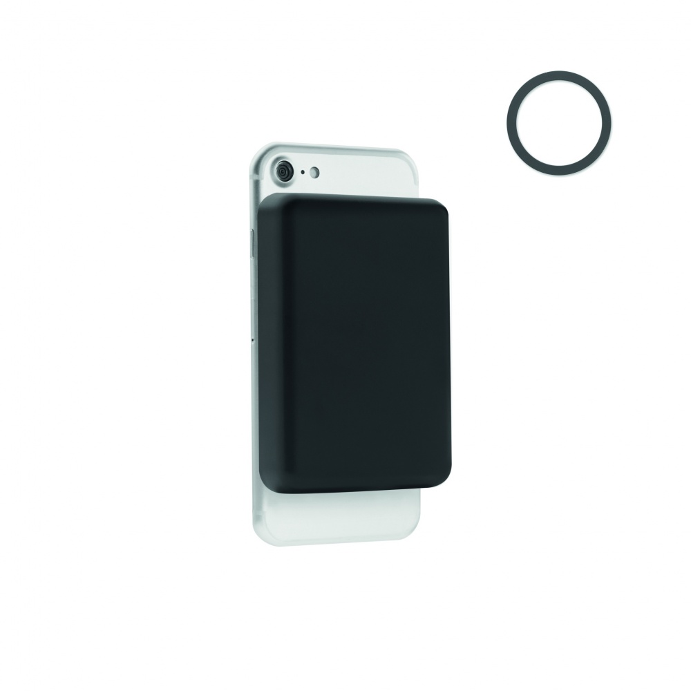 Logotrade corporate gifts photo of: Magnetic wireless charger 15W powerbank 5000 mAh