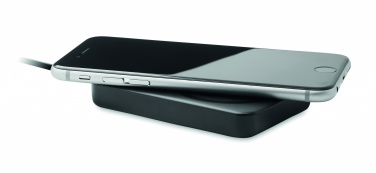 Logo trade corporate gifts picture of: Magnetic wireless charger 15W powerbank 5000 mAh