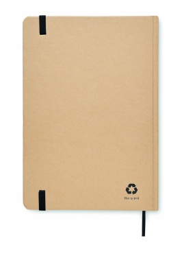 Logo trade promotional giveaways image of: A5 recycled carton notebook