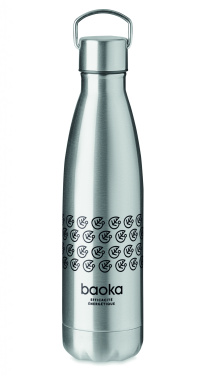Logo trade advertising products image of: Double wall bottle 500ml