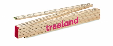 Logotrade promotional gifts photo of: Carpenter ruler in wood 2m