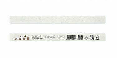 Logo trade corporate gifts picture of: Sheet of seed paper wristbands