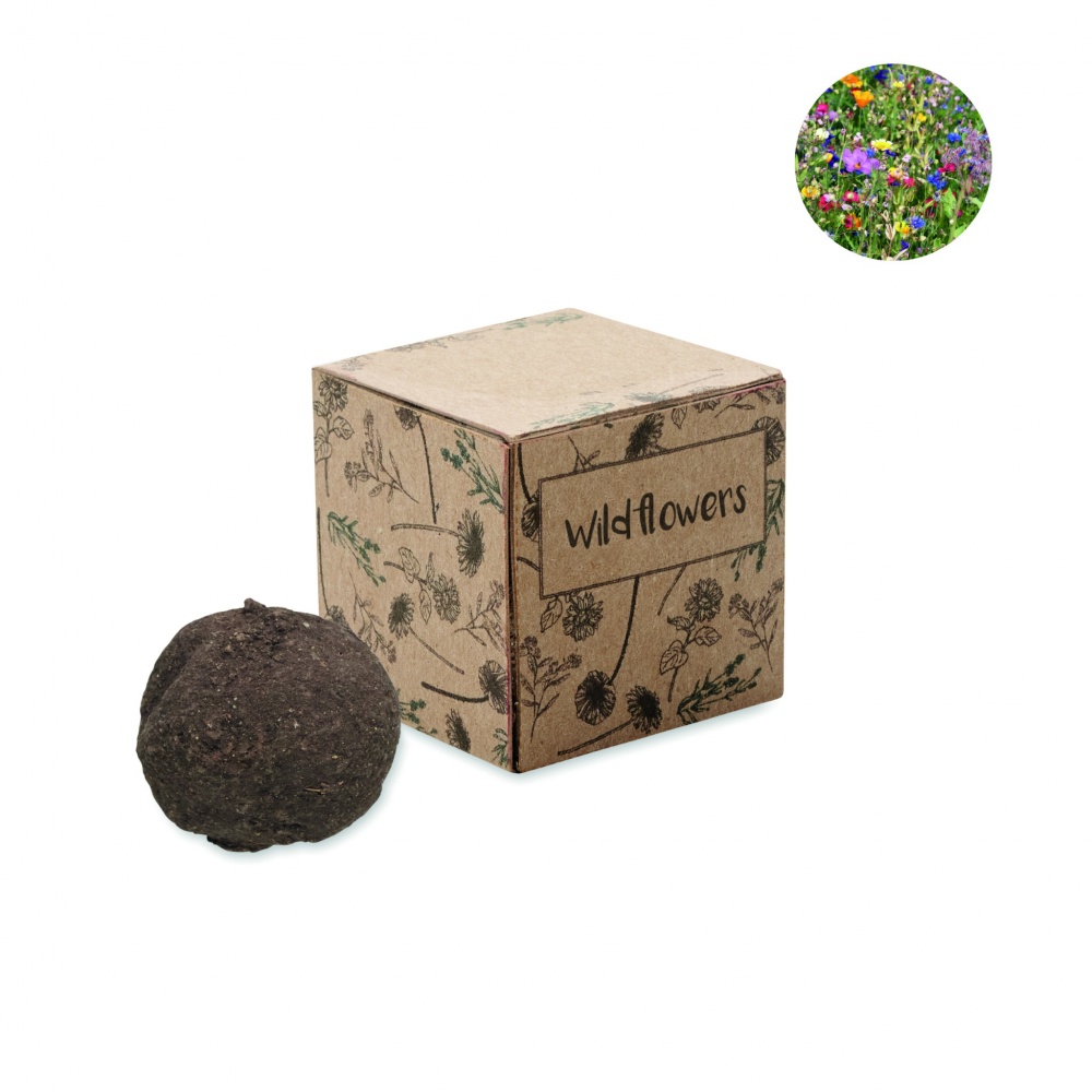 Logo trade promotional items image of: Seed bomb growing kit