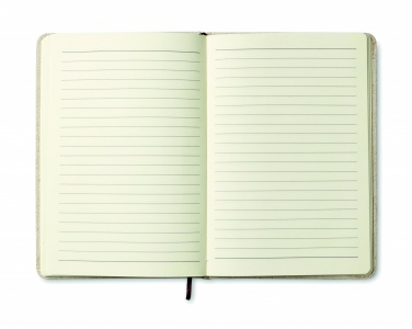 Logotrade advertising product image of: A6 canvas notebook lined