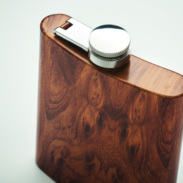Logotrade promotional gift picture of: Slim hip flask 190 ml