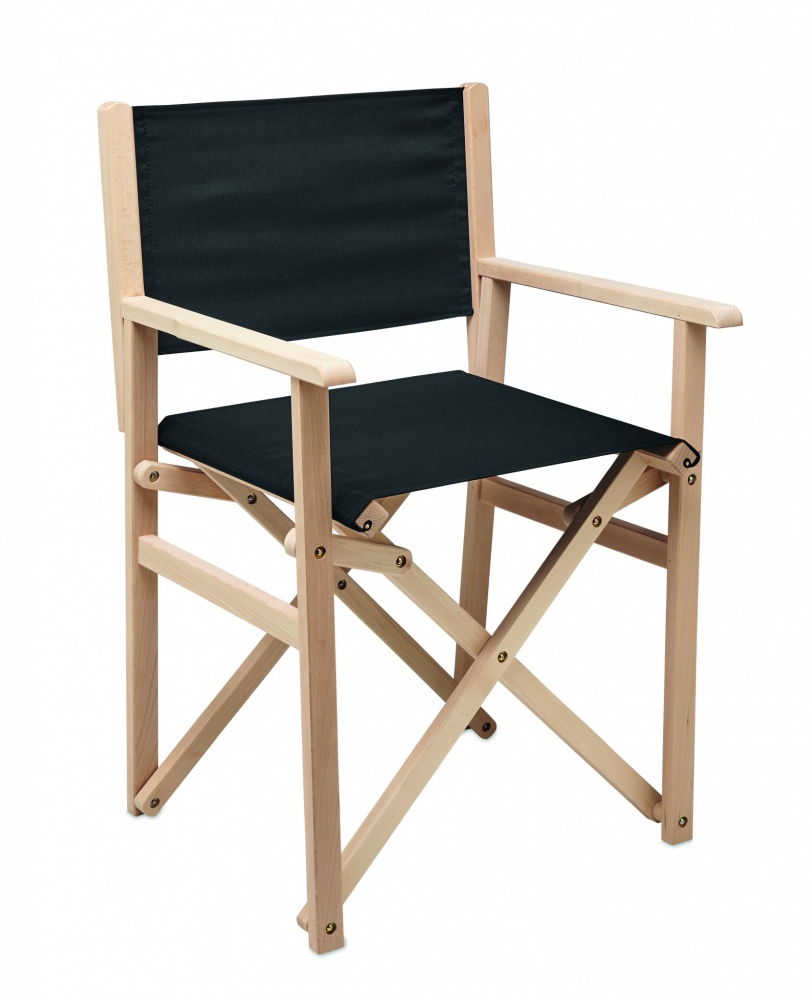 Logotrade promotional giveaway image of: Foldable wooden beach chair