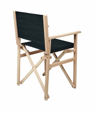 Logo trade promotional items picture of: Foldable wooden beach chair