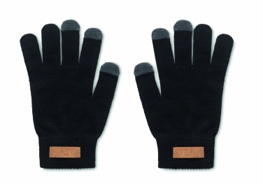 Logo trade corporate gift photo of: RPET tactile gloves