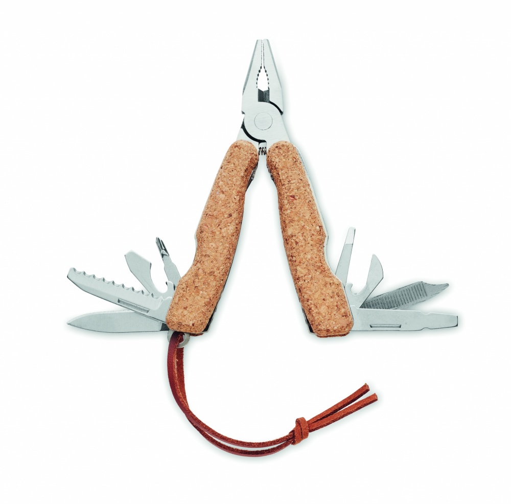 Logotrade promotional giveaway picture of: Multi tool pocket knife cork