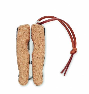 Logotrade promotional merchandise image of: Multi tool pocket knife cork