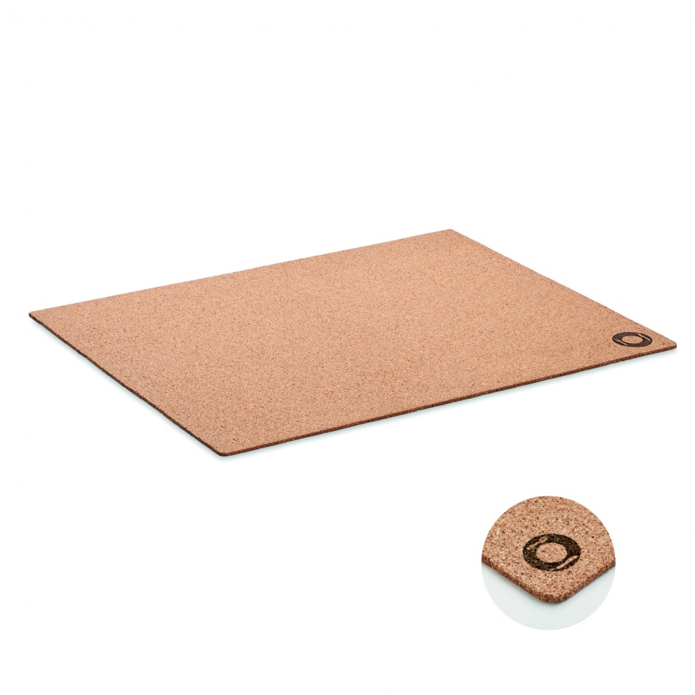 Logo trade advertising product photo of: Placemat in cork