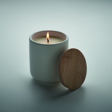Logo trade promotional gifts image of: Plant based wax candle 200 gr