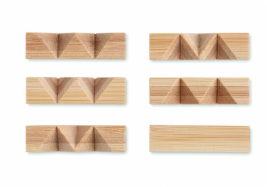 Logotrade promotional merchandise photo of: Bamboo brain teaser star shape