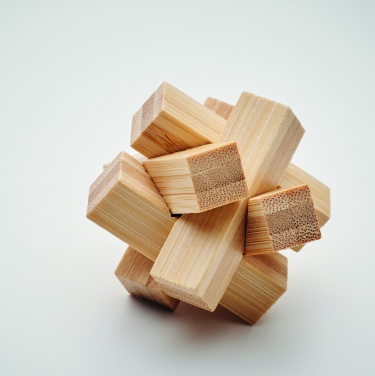 Logotrade advertising products photo of: Bamboo brain teaser star shape