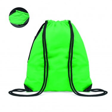 Logo trade promotional gifts image of: Brightning drawstring bag