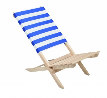 Logotrade corporate gift image of: Foldable wooden beach chair