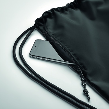 Logotrade promotional merchandise image of: Large drawstring bag 300D RPET