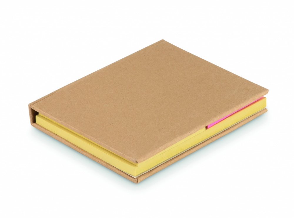 Logo trade business gifts image of: Sticky note memo pad recycled