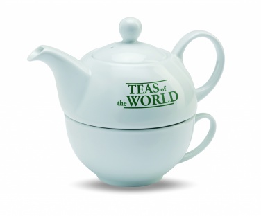 Logotrade business gift image of: Teapot and cup set 400 ml