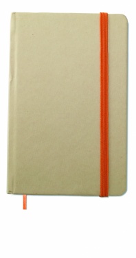 Logo trade corporate gifts image of: A6 recycled notebook 96 plain