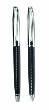 Logotrade promotional merchandise image of: Ball pen and roller set