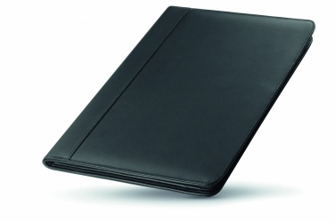 Logo trade promotional items picture of: A4 leather conference folder