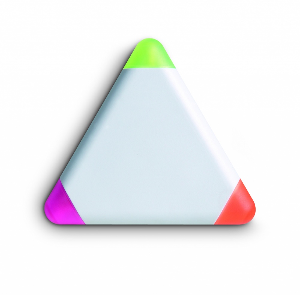 Logo trade promotional item photo of: Triangular highlighter