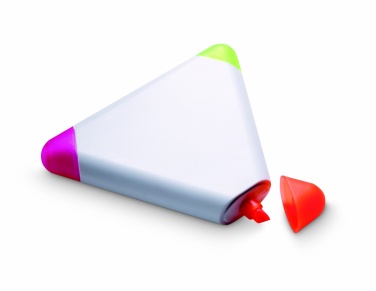 Logo trade promotional gift photo of: Triangular highlighter