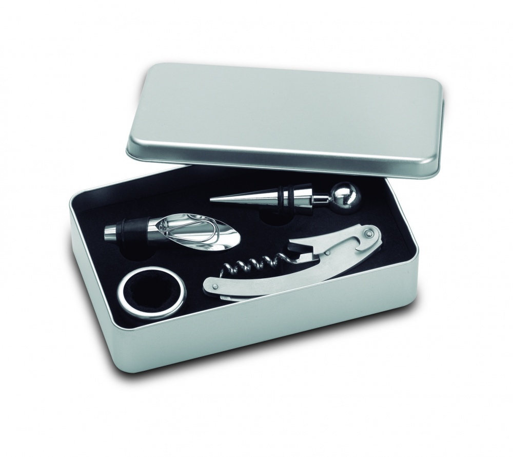 Logotrade business gifts photo of: Wine  set in tin box