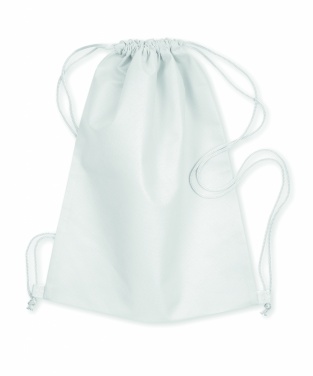 Logo trade promotional products image of: 80gr/m² nonwoven drawstring