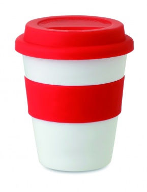Logo trade promotional merchandise picture of: PP tumbler with silicone lid
