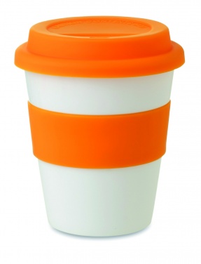Logo trade promotional giveaways picture of: PP tumbler with silicone lid