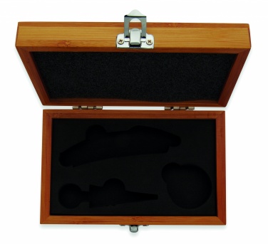 Logotrade promotional item picture of: Wine set in bamboo box