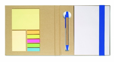 Logo trade advertising product photo of: Notebook with memo set and pen