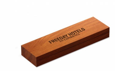 Logo trade promotional items image of: Laser pointer in wooden box
