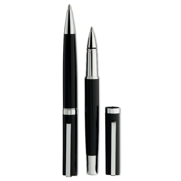 Logo trade promotional merchandise image of: Pen and roller in paper box
