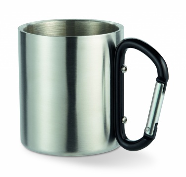 Logo trade promotional products picture of: Metal mug & carabiner handle