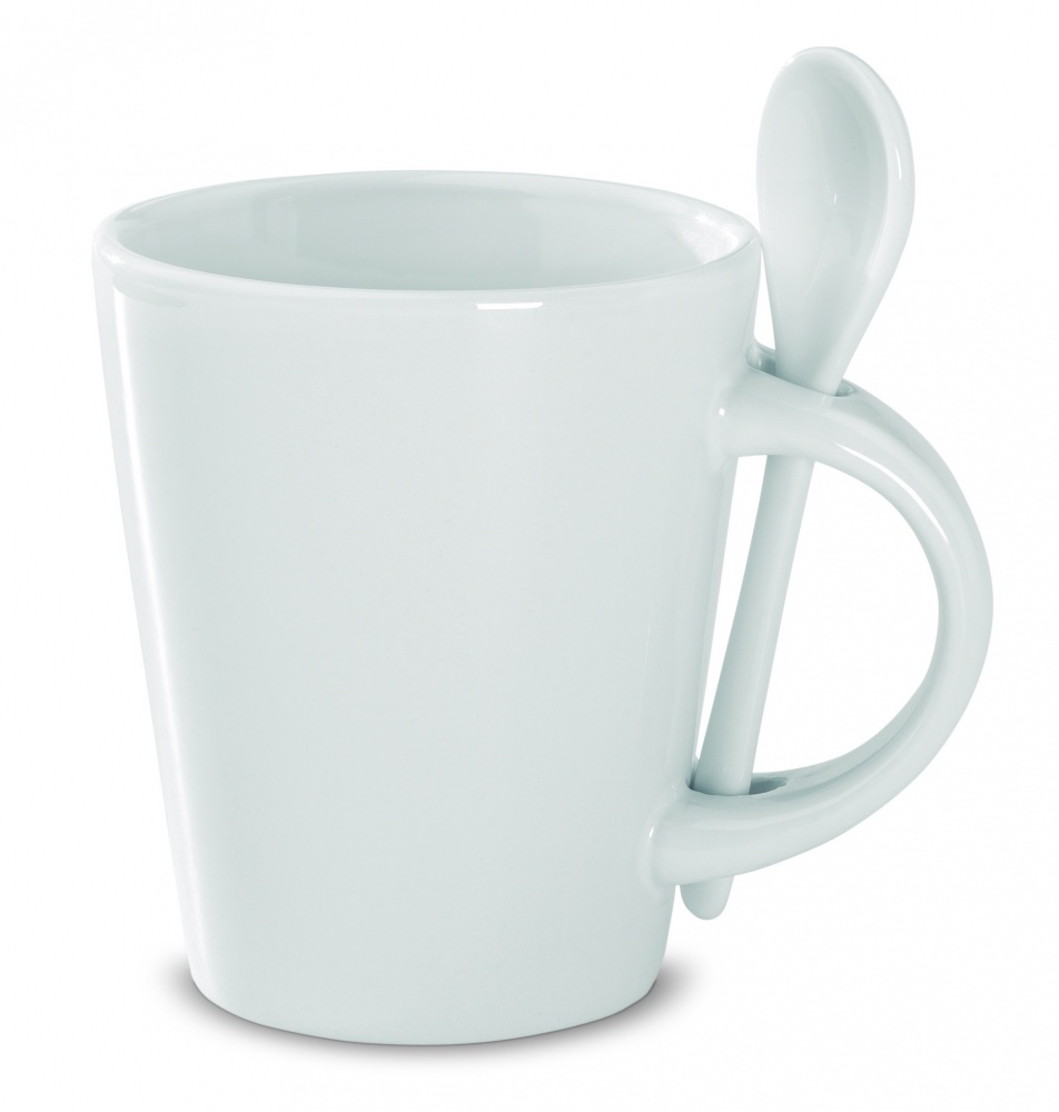 Logo trade promotional products image of: Sublimation mug with spoon