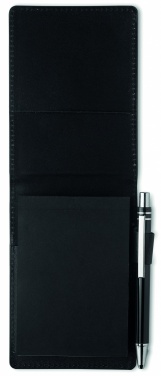 Logo trade promotional products picture of: A7 notepad in PU pouch w/pen