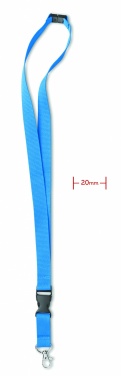 Logo trade promotional item photo of: Lanyard hook and buckle 20 mm