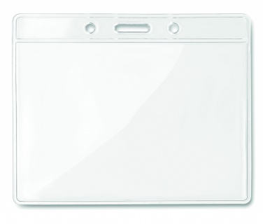 Logotrade promotional giveaway image of: Transparent badge 10cmx8cm