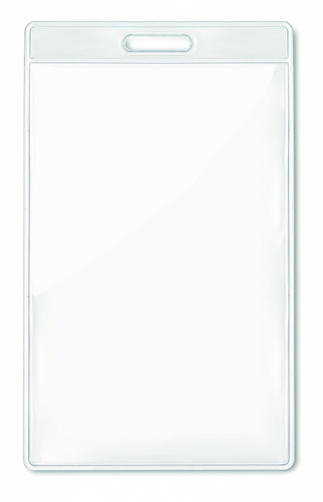 Logotrade promotional gift image of: Transparent badge 7.5cmx12.5cm