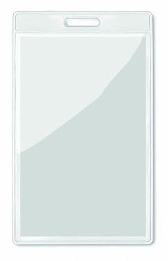 Logo trade corporate gifts picture of: Transparent badge 7.5cmx12.5cm