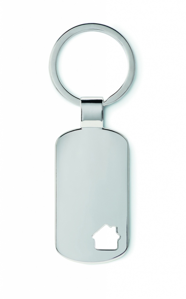 Logotrade promotional merchandise photo of: Key ring with house detail Jelgava
