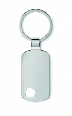 Logotrade promotional merchandise photo of: Key ring with house detail Jelgava