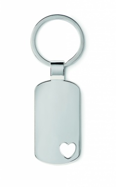 Logotrade corporate gift picture of: Key ring with heart detail Jūrmala