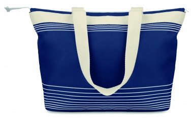 Logo trade promotional giveaways image of: Beach bag combi 600D/canvas